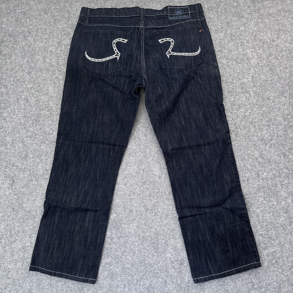 Rock & Republic Henlee Jeans Mens Sz 38X30 Boot Cut